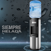 Dispensador de pedestal agua fría y caliente inox
