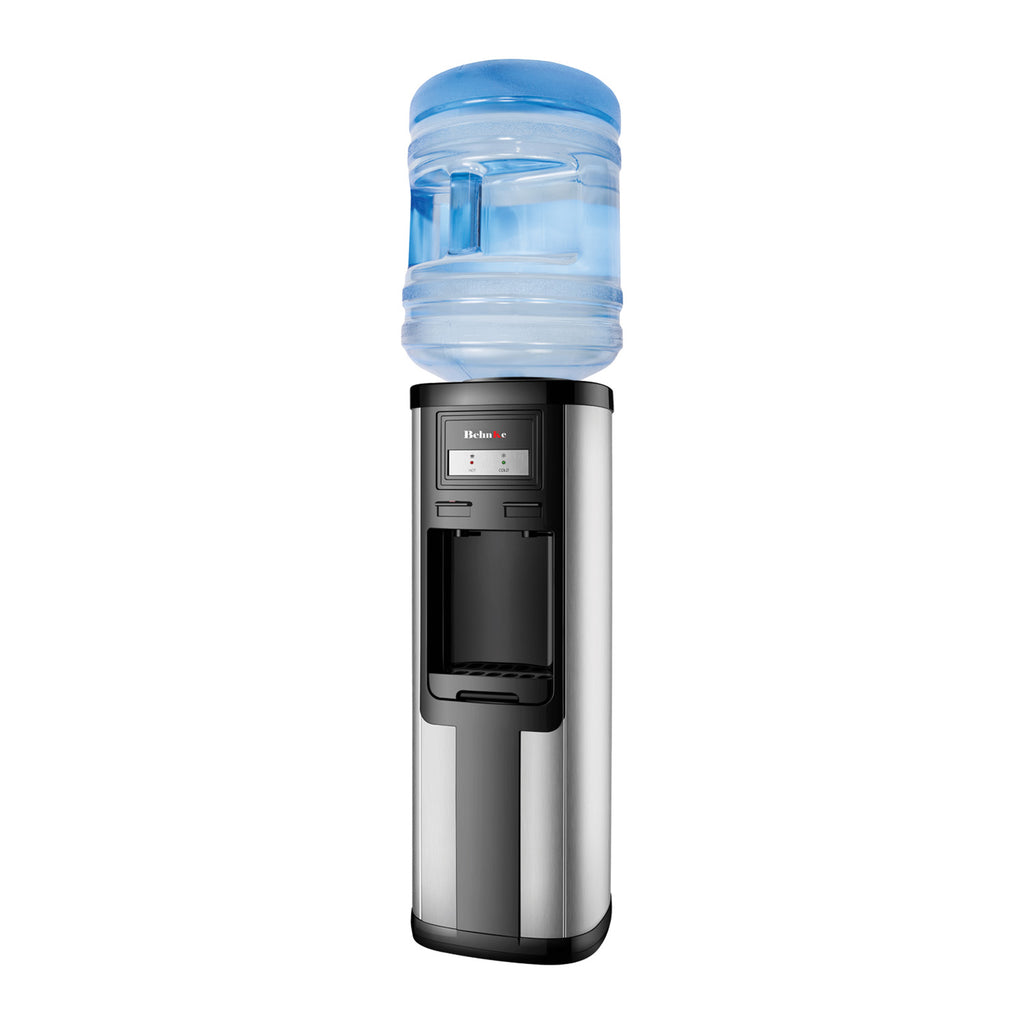 Dispensador de pedestal agua fría y caliente inox